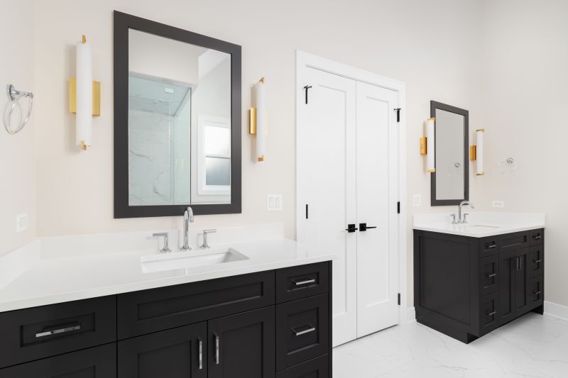 Bathroom with Custom Storage Solutions