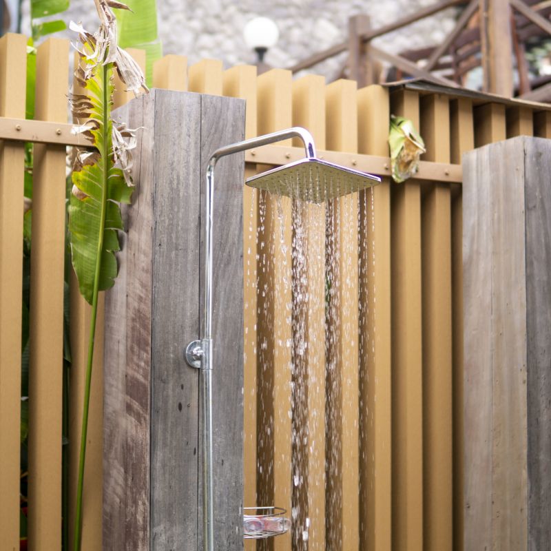 Outdoor Shower Building